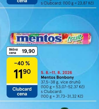 Mentos Bonbony