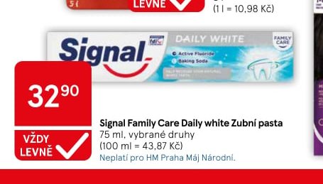 Signal Family Care Daily white Zubní pasta