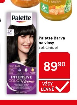 Palette Barva na vlasy