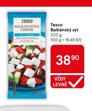 Tesco Balkánský sýr