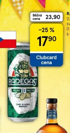 Radegast Rázná 10 0,5 l, plech, světlé výčepní