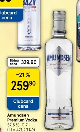 Amundsen Premium Vodka 37,5 %, 0,7 l