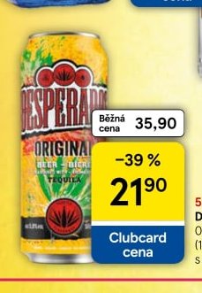 Desperados 0,5 l, plech, více druhů