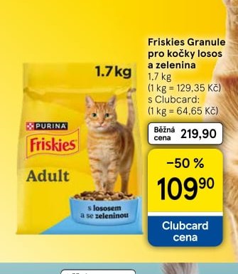 Friskies Granule pro kočky losos a zelenina