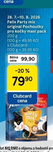 Felix Party mix original Pochoutky pro kočky maxi pack