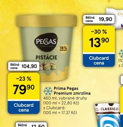 Pegas Premium zmrzlina