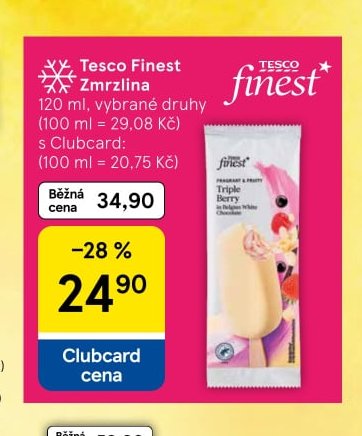 Tesco Finest Zmrzlina