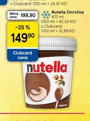 Nutella Zmrzlina