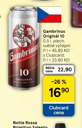 Gambrinus Originál 10