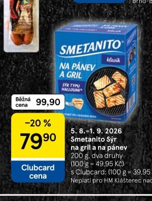 Smetanito Sýr na gril a na pánev