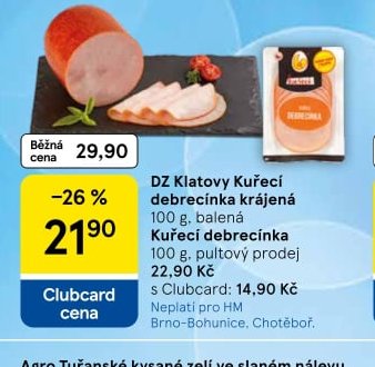 DZ Klatovy Kuřecí debrecínka