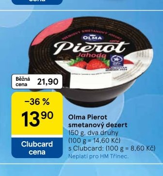 Olma Pierot smetanový dezert