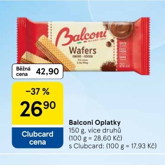 Balconi Oplatky