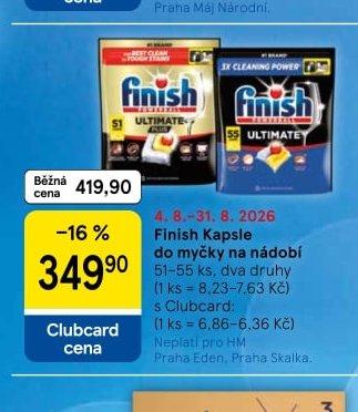 Finish Kapsle do myčky na nádobí