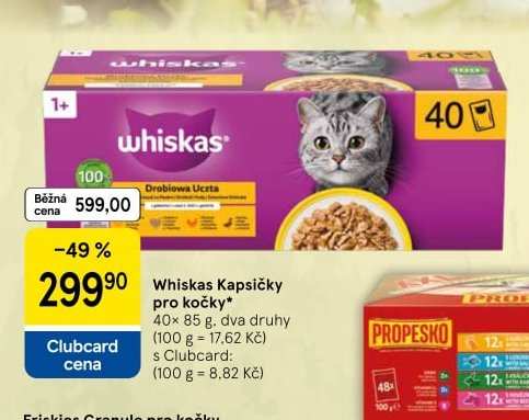 Whiskas Kapsičky pro kočky 40x 85g