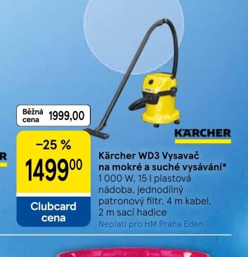 Kärcher WD3 Vysavač