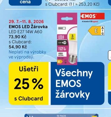 EMOS LED Žárovky
