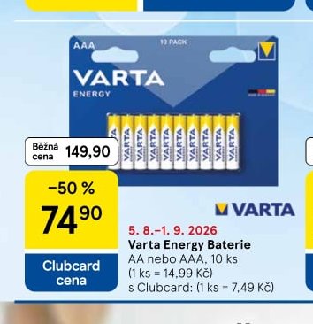 Varta Energy Baterie