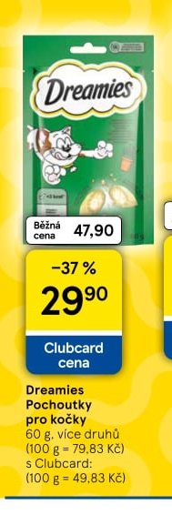 Dreamies pochoutky pro kočky 60 g