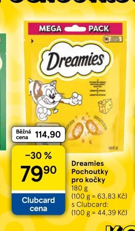 Dreamies pochoutky pro kočky 180 g
