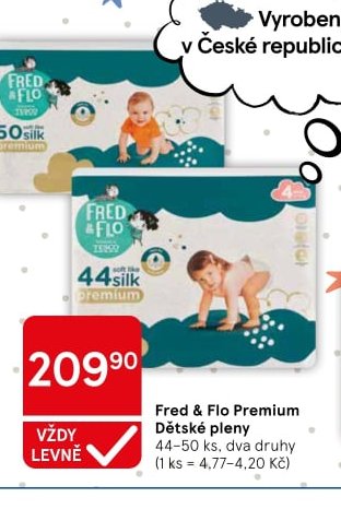 Fred & Flo Premium Dětské pleny
