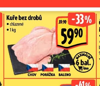 Kuře bez drobů