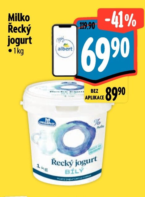 Milko Řecký jogurt
