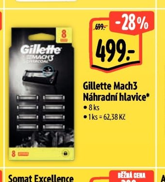 Gillette Mach3 Náhradní hlavice