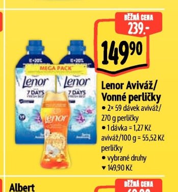 Lenor Aviváž / Vonné perličky