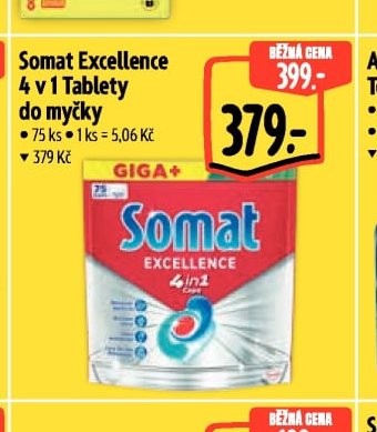 Somat Excellence 4 v 1 Tablety do myčky