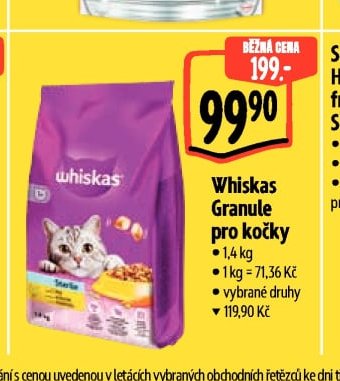 Whiskas Granule pro kočky