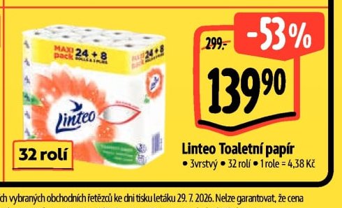 Linteo Toaletní papír