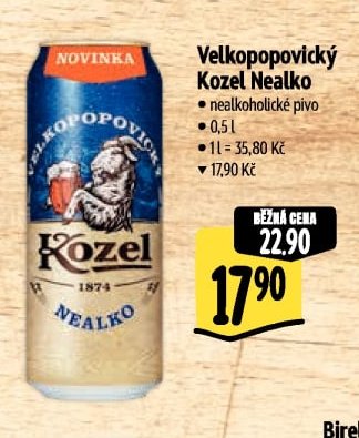 Velkopopovický Kozel Nealko