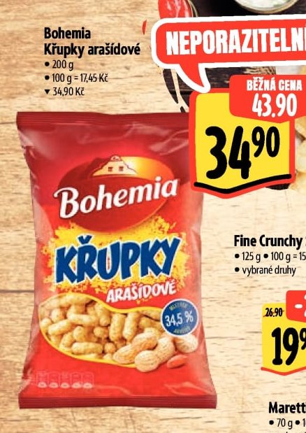 Bohemia Křupky arašídové