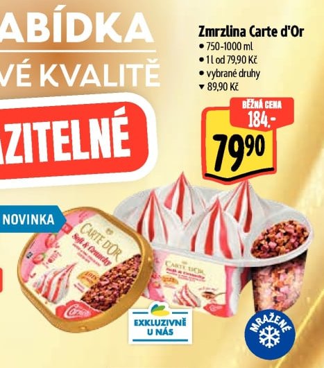 Zmrzlina Carte d'Or