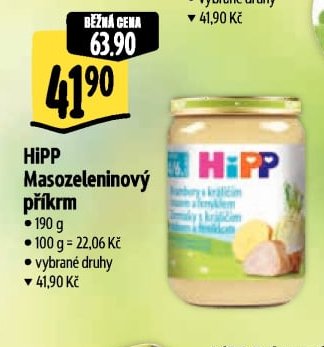 HiPP Bio Masozeleninový příkrm