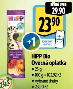 HiPP Bio Ovocná oplatka