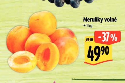Meruňky volné