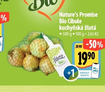 Nature's Promise Bio Cibule kuchyňská žlutá