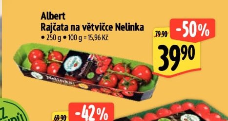 Albert Rajčata na větvičke Nelinka
