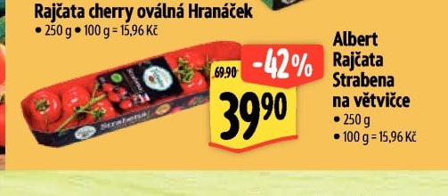 Albert Rajčata Strabena na větvičke