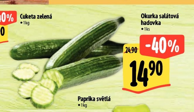 Okurka salátová hadovka
