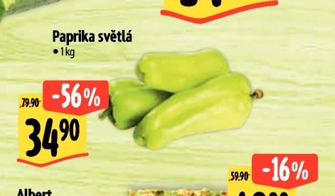Paprika světlá