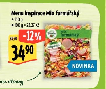 Menu inspirace Mix farmářský