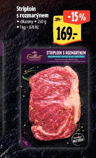 Striploin s rozmarýnem