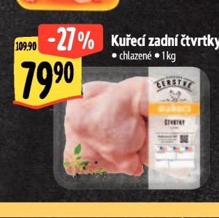 Kuřecí zadní čtvrtky