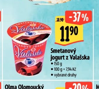 Smetanový jogurt z Valašska
