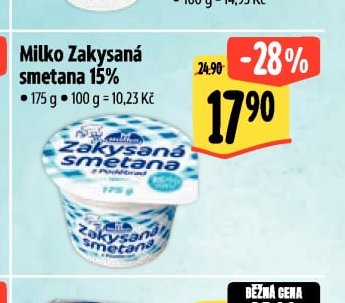 Milko Zakysaná smetana 15%