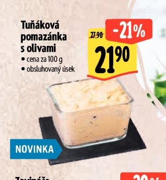 Tuňáková pomazánka s olivami