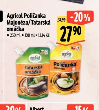 Agricol Poličanka Majonéza/Tatarská omáčka